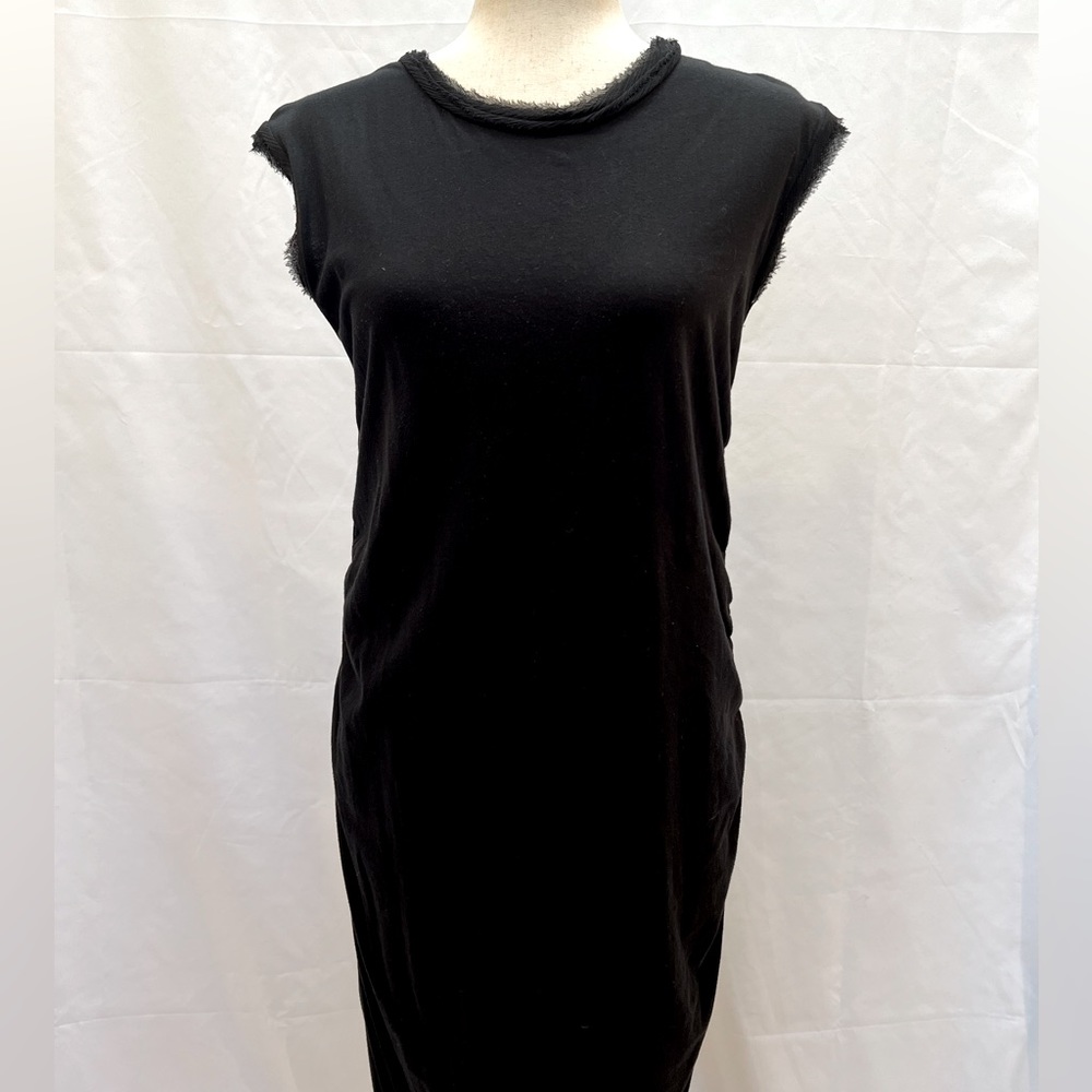 Vintage Lanvin cotton jersey and silk dress size S